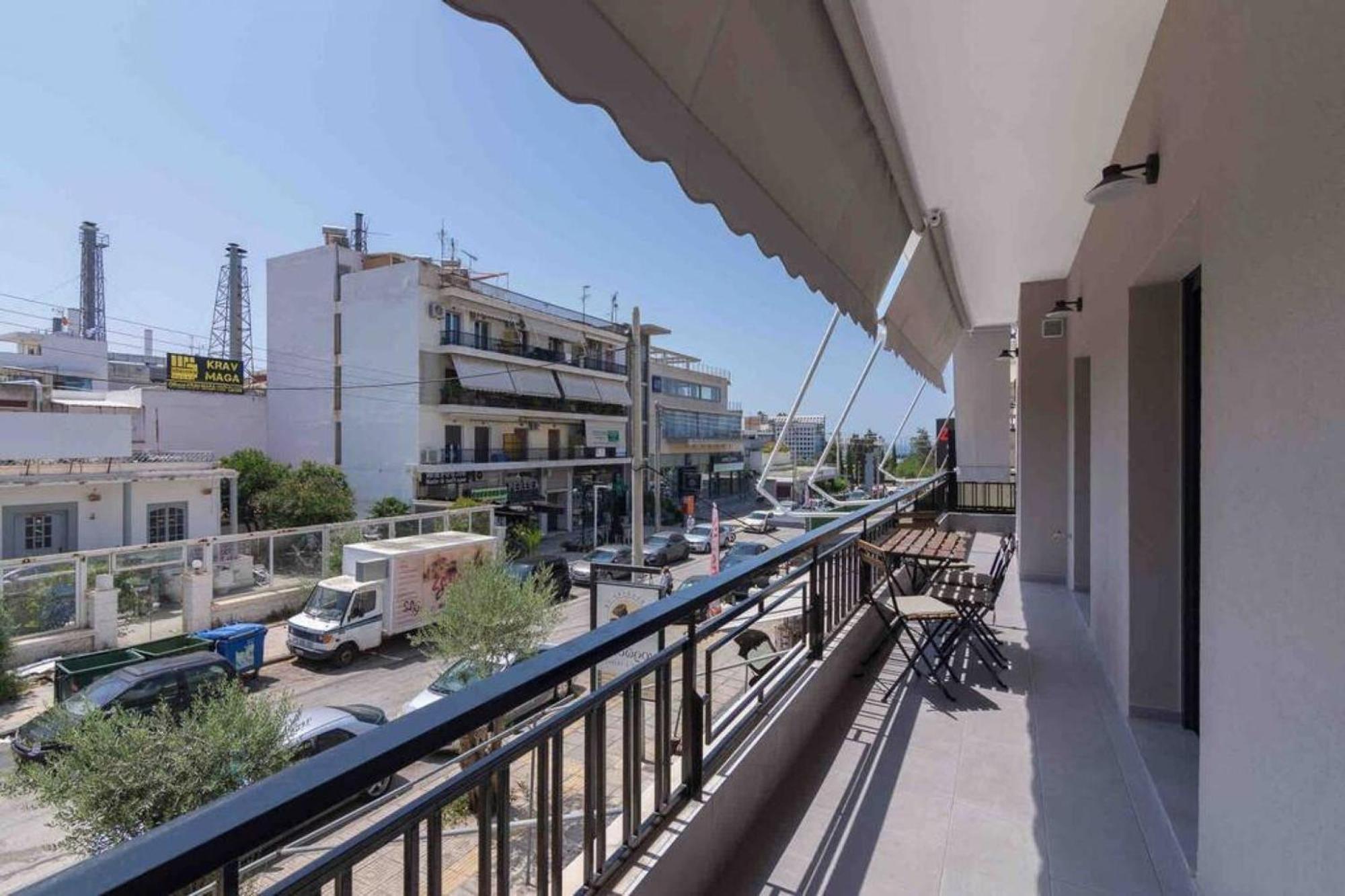 Ferienwohnung Blue Pearl At Glufada Sea Side Athen Exterior foto
